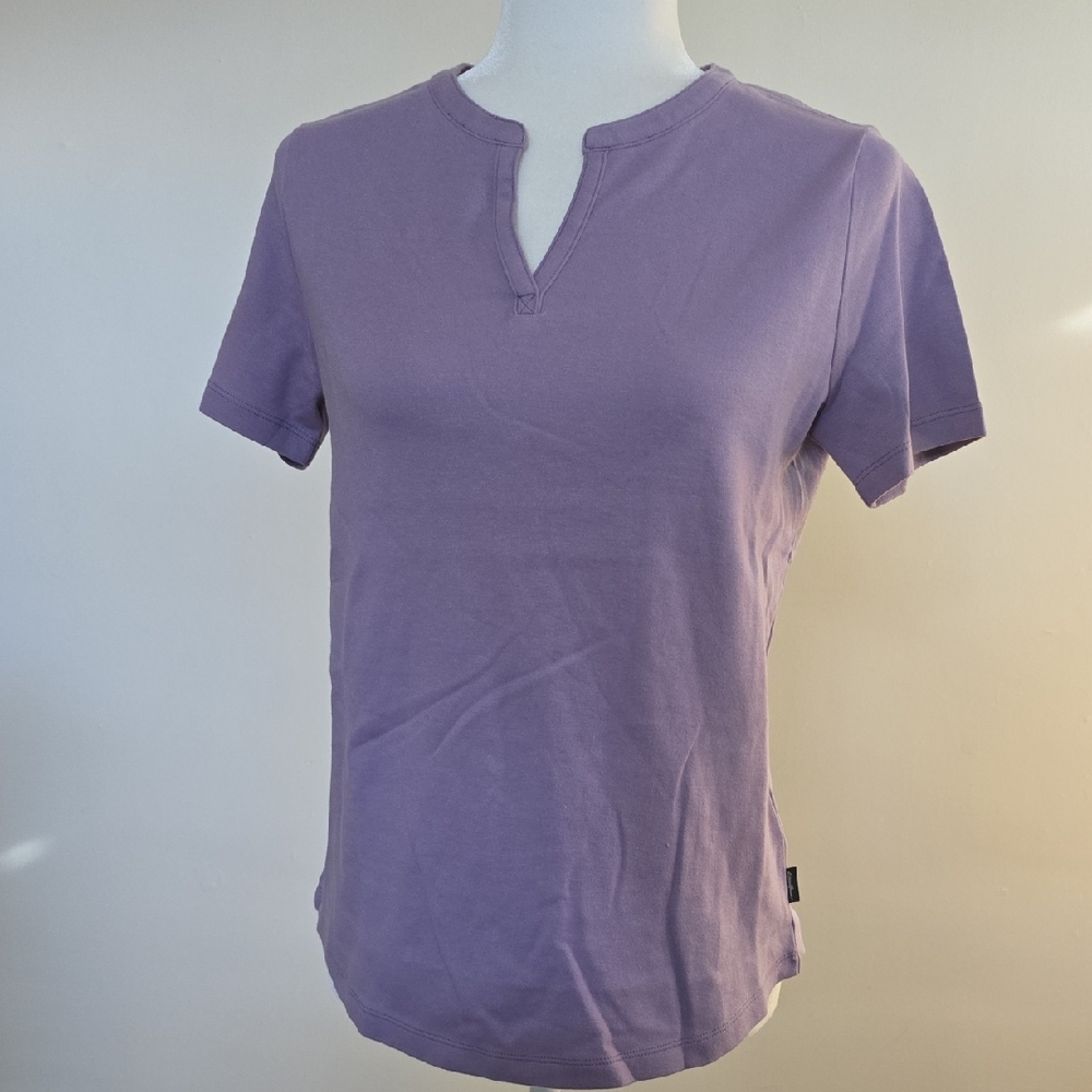 Eddie Bauer Purple Short Sleeve Tee